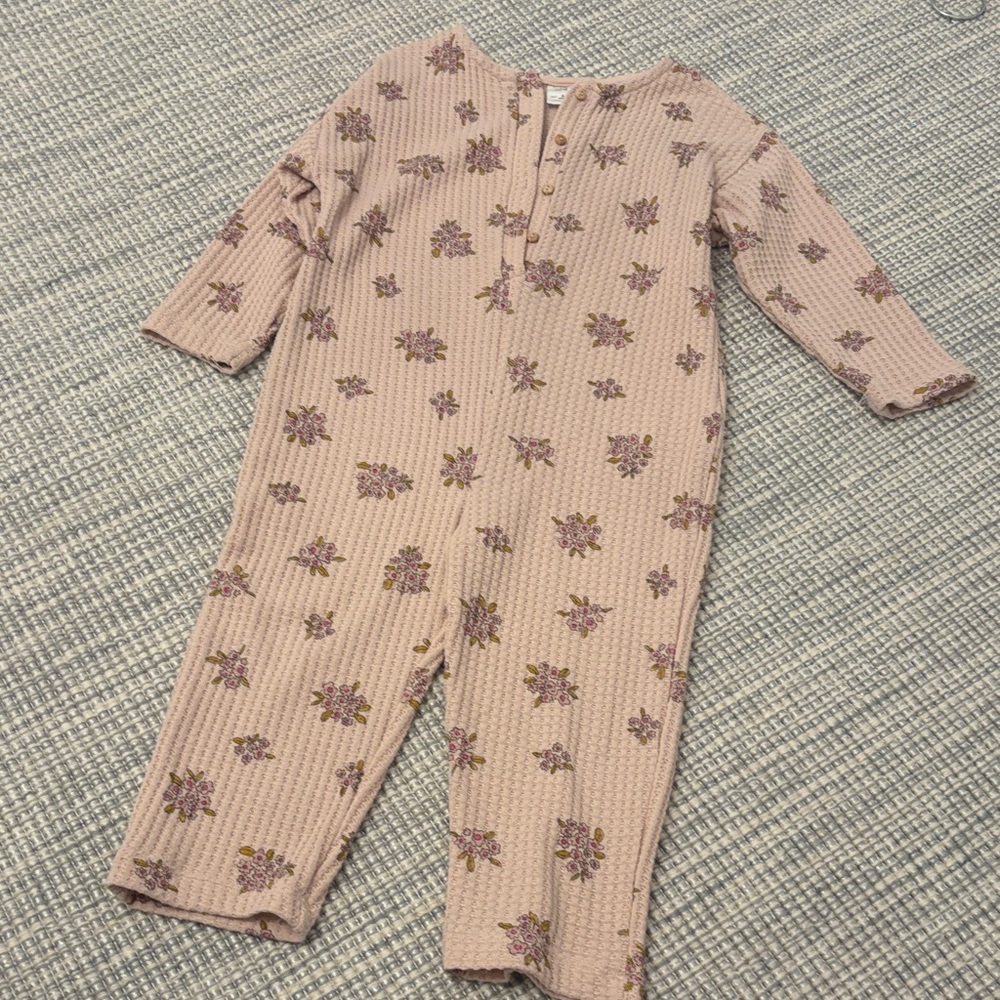 Zara Floral Kids Jumpsuit